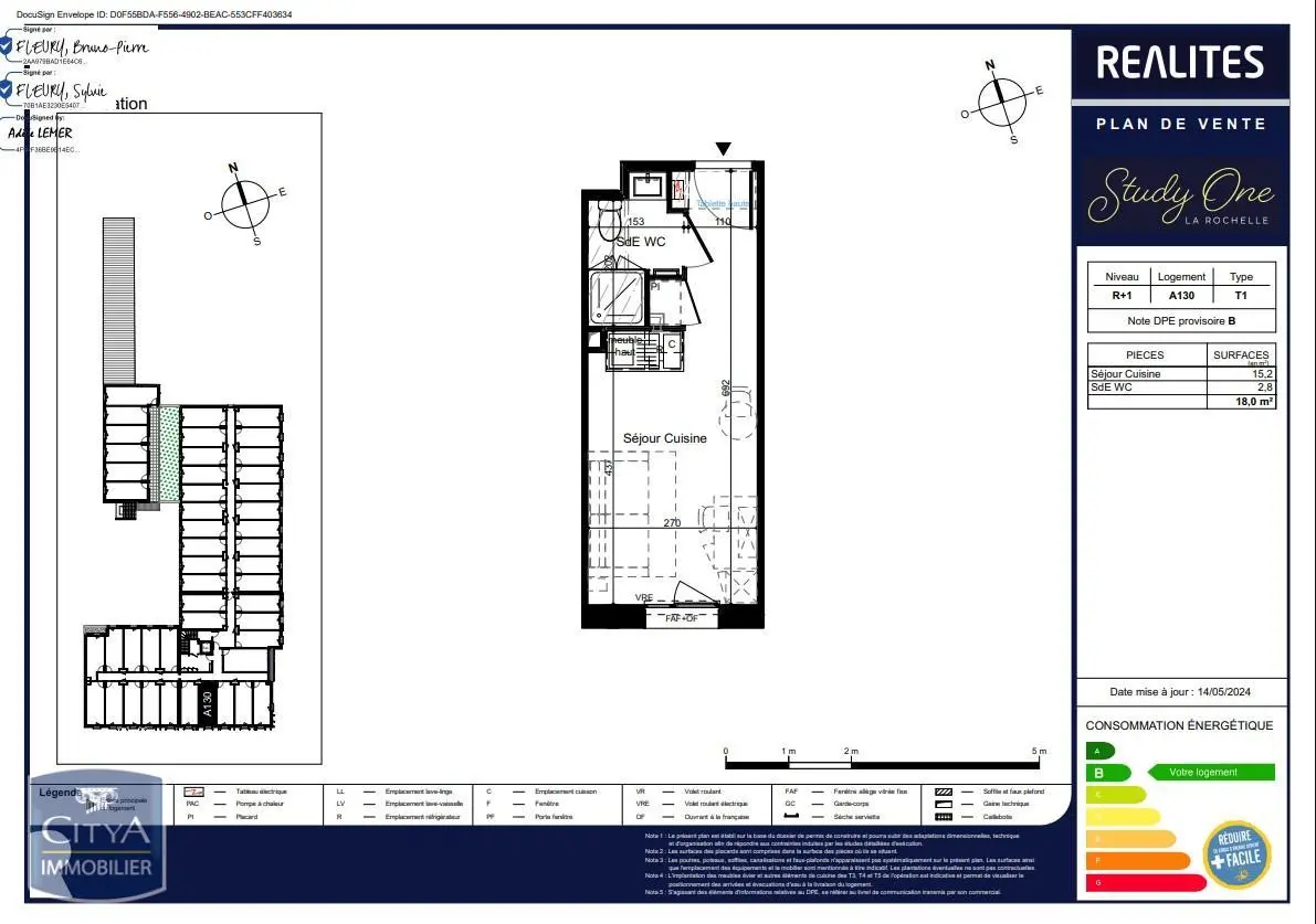 Photo 1 Appartement 1 pièce 18m²