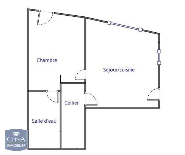 Photo 2 Appartement 2 pièces 37m²