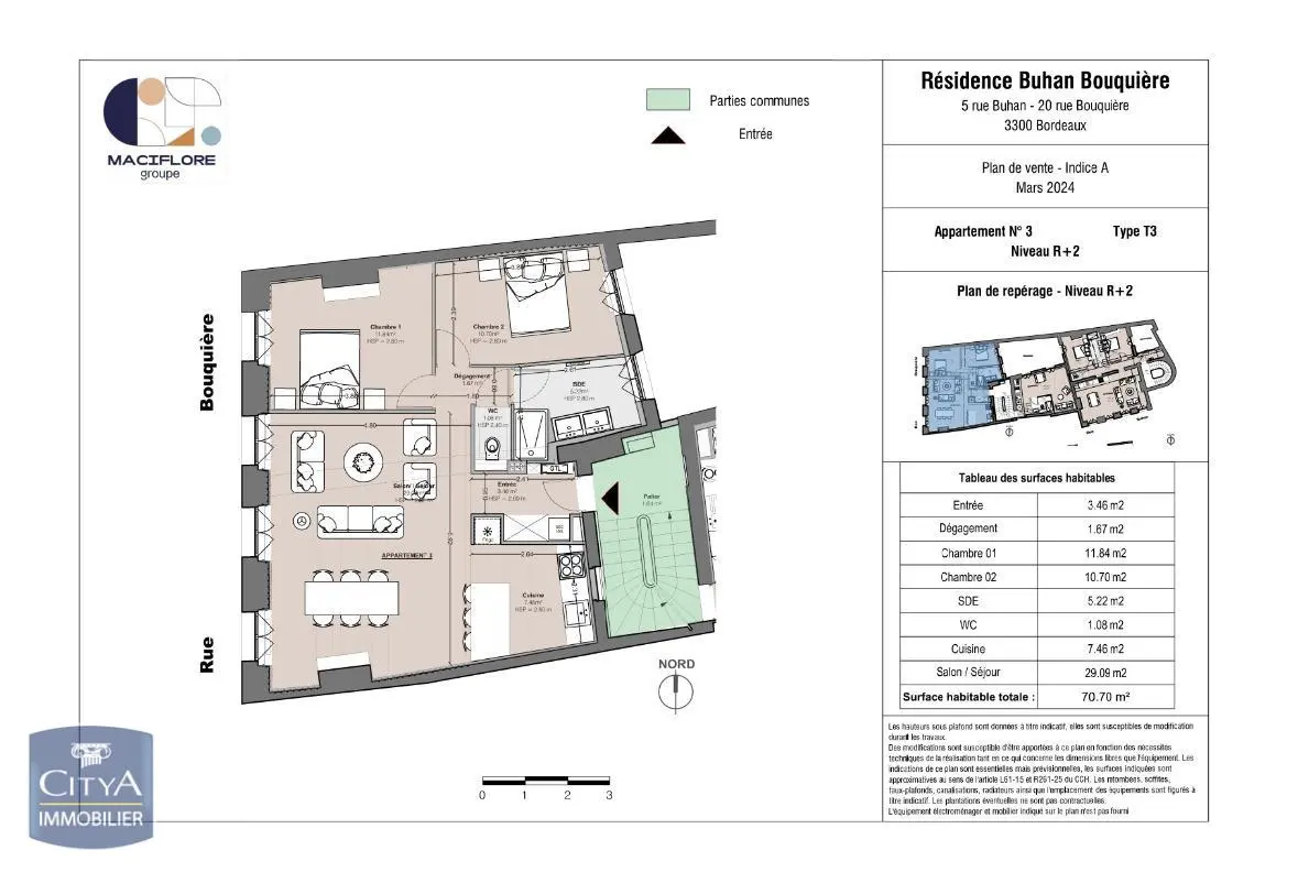 Photo 1 Appartement 3 pièces 70.7m²