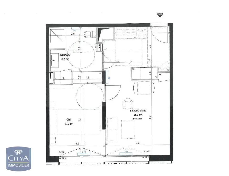 Photo 8 Appartement 2 pièces 45.3m²