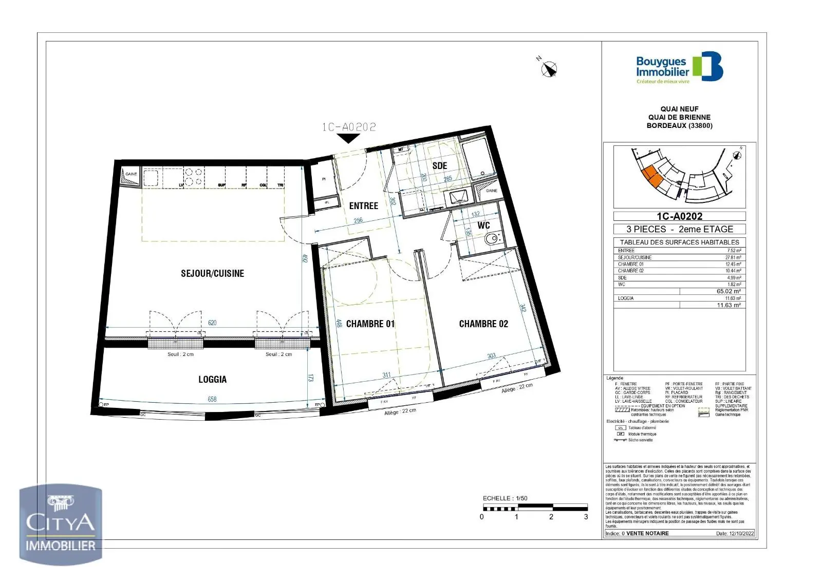 Photo 6 Appartement 3 pièces 65.02m²