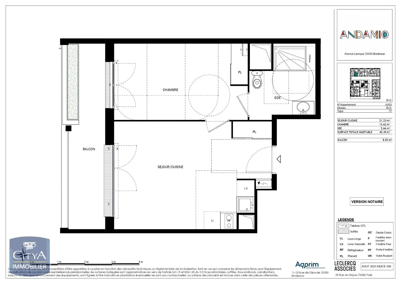 Photo 1 Appartement 2 pièces 40.49m²
