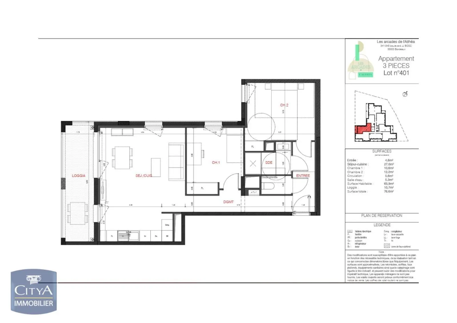 Photo 1 Appartement 3 pièces 65.9m²