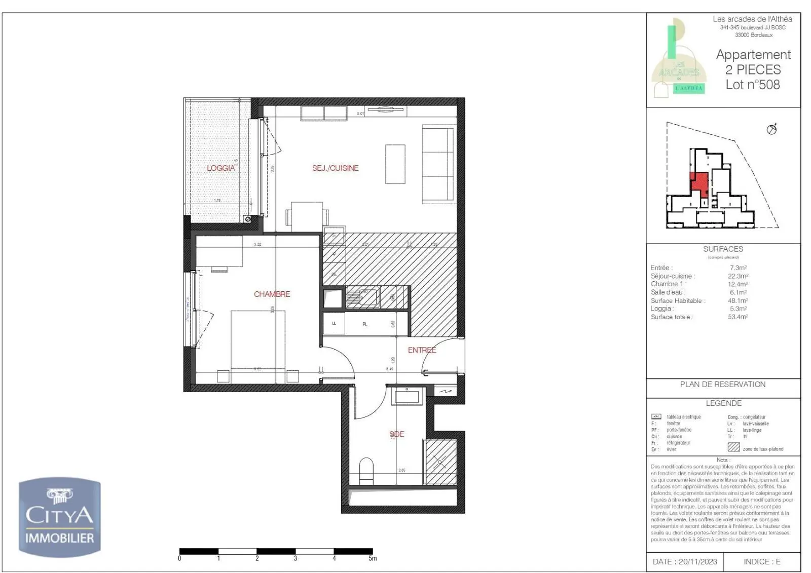 Photo 2 Appartement 2 pièces 48.1m²