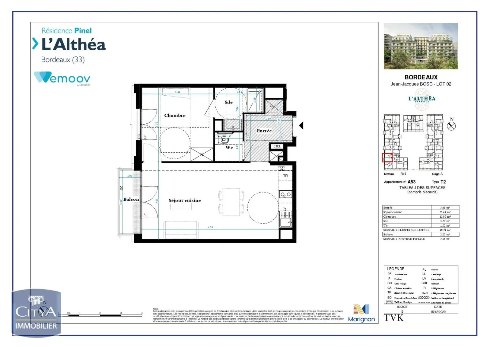 Photo 6 Appartement 2 pièces 48.21m²