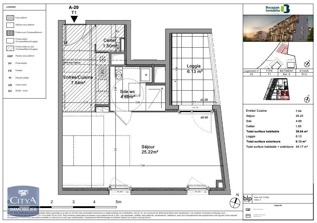 Photo 6 Appartement 1 pièce 39.04m²