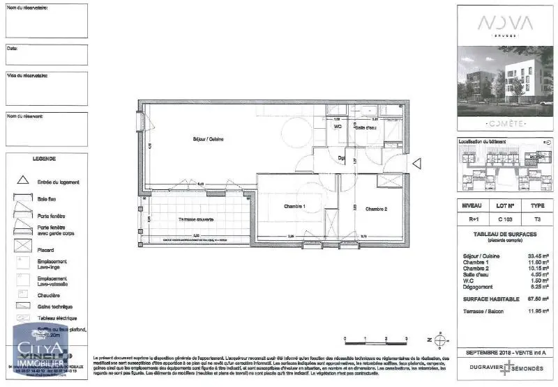 Photo 10 Appartement 3 pièces 67.5m²