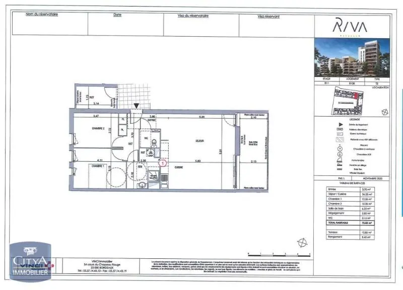 Photo 6 Appartement 3 pièces 72.05m²