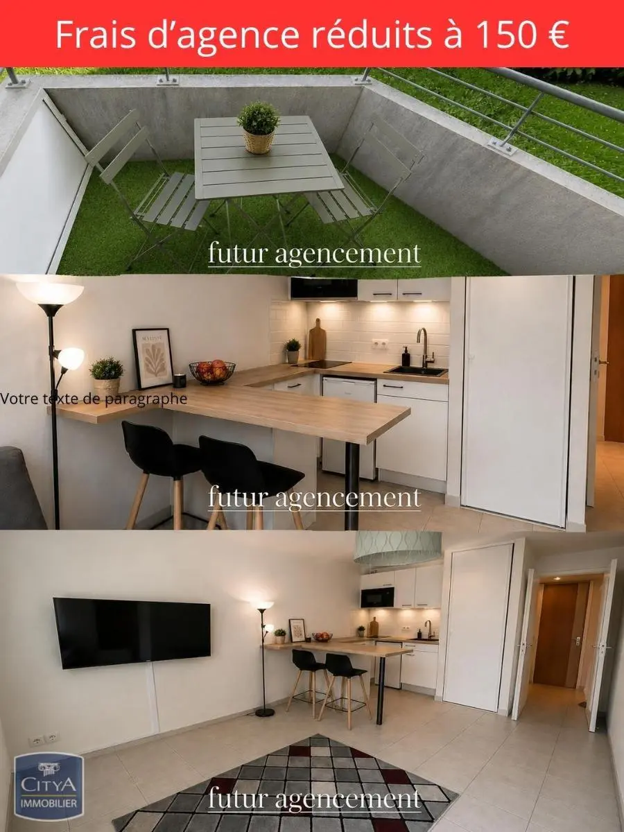 Photo 1 Appartement 1 pièce 23.93m²