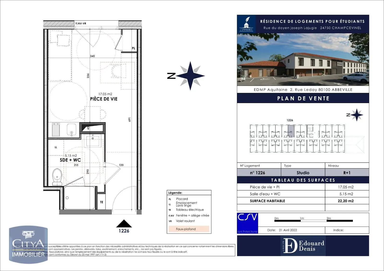 Photo 1 appartement Champcevinel