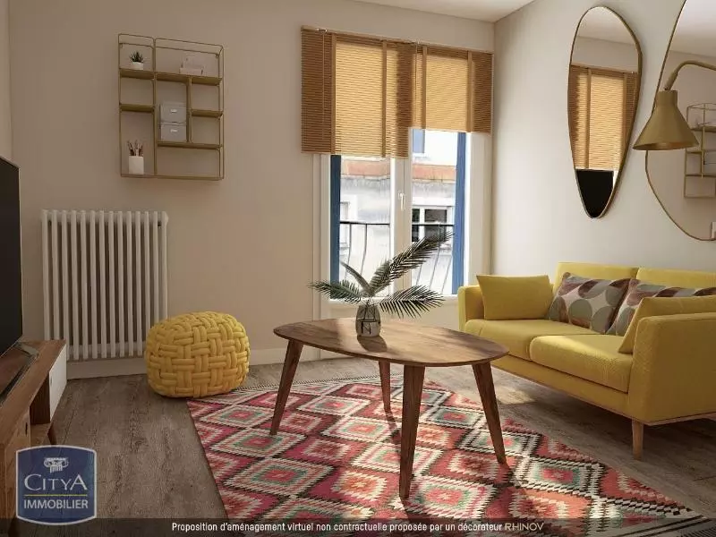 Illustration pour Appartement 3 pièces 50m² Photo Appartement 3 pièces 50m²