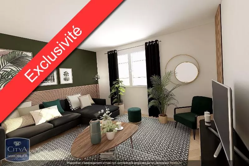 Illustration pour Appartement 3 pièces 57.18m² Photo Appartement 3 pièces 57.18m²