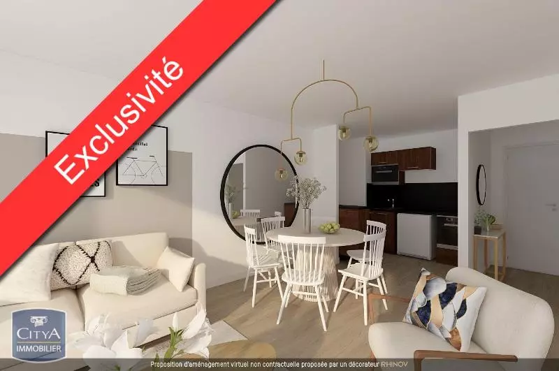 Illustration pour Appartement 2 pièces 38m² Photo Appartement 2 pièces 38m²