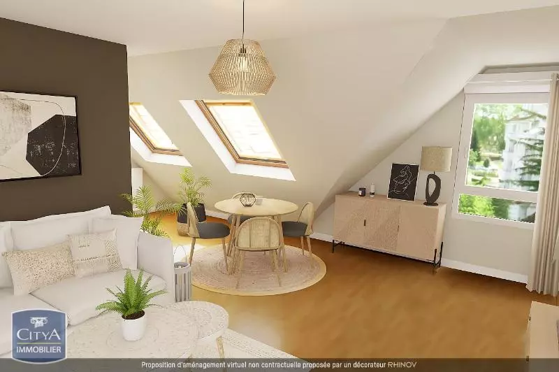 Illustration pour Appartement 2 pièces 44m² Photo Appartement 2 pièces 44m²
