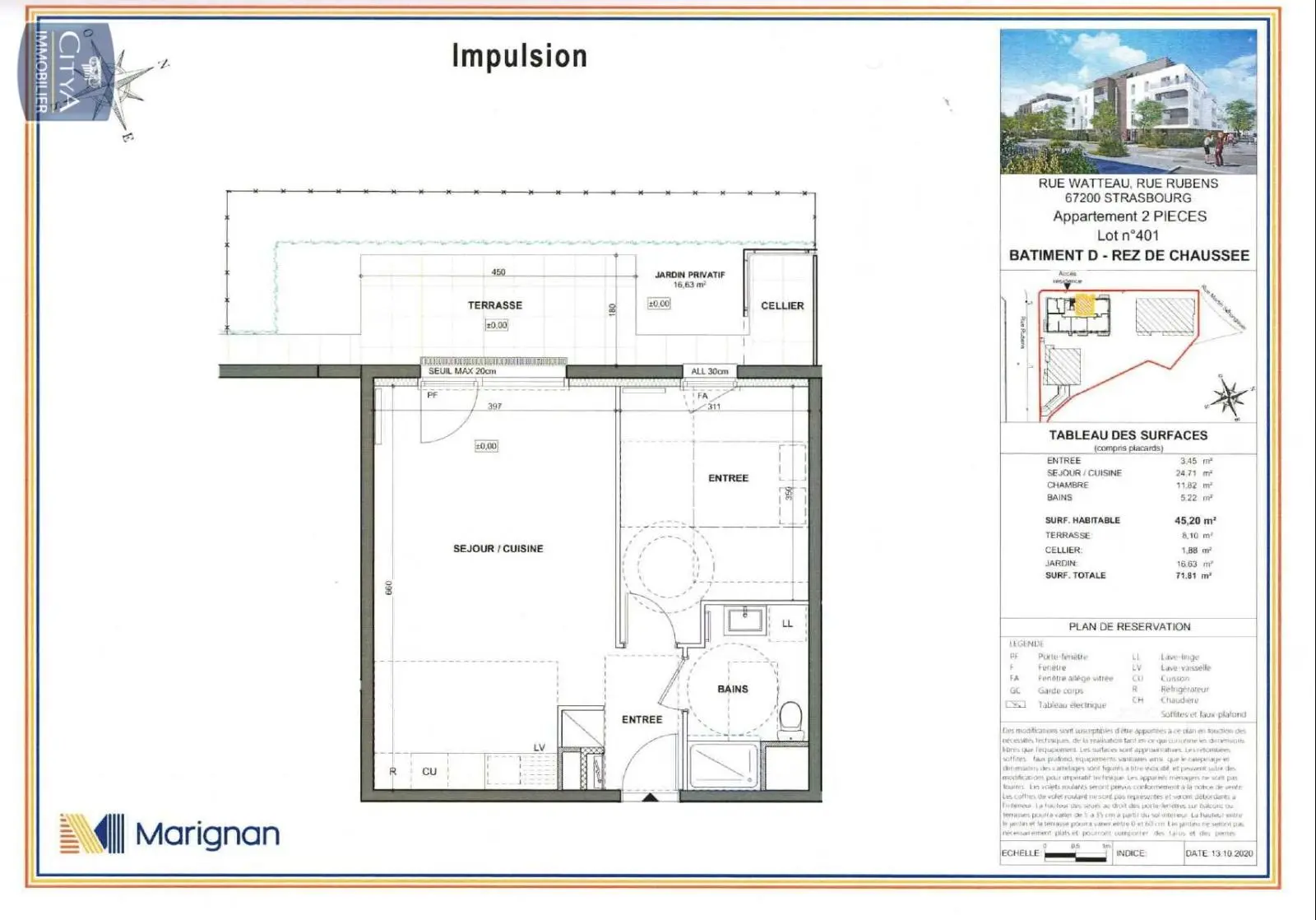 Photo 7 Appartement 2 pièces 45.2m²