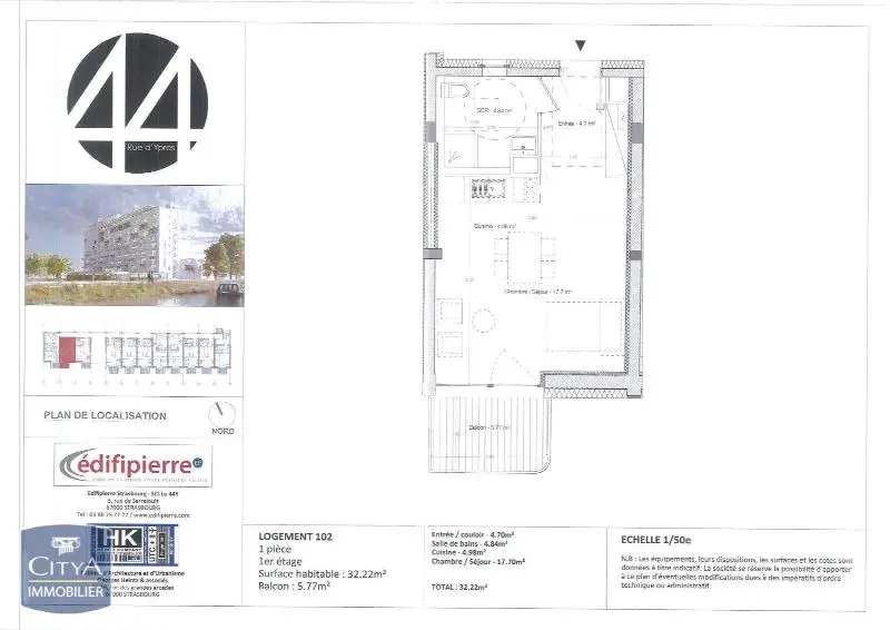 Photo 5 appartement Strasbourg