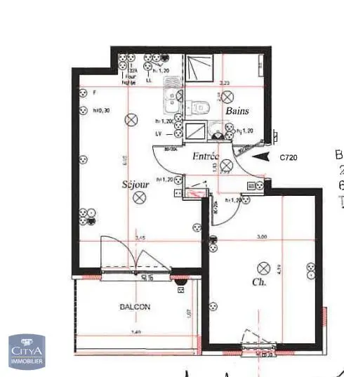 Photo 1 Appartement 2 pièces 38.81m²