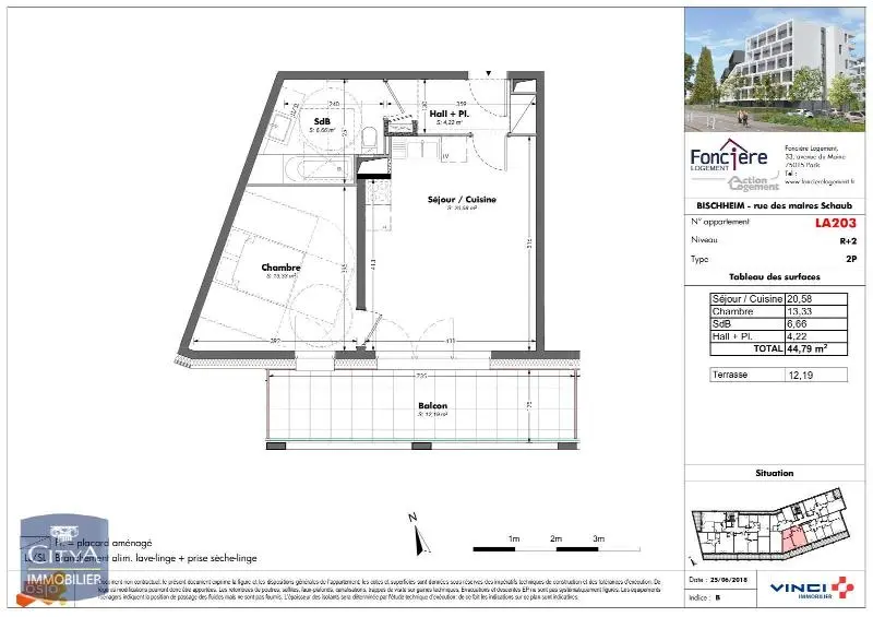 Photo 9 Appartement 2 pièces 44.79m²