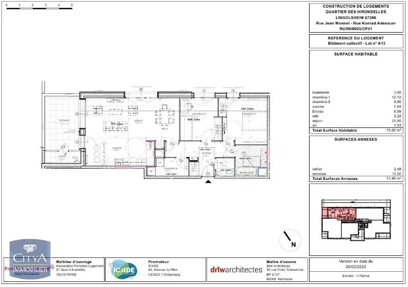 Photo 5 Appartement 3 pièces 75.41m²