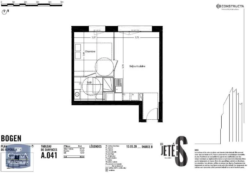 Photo 8 Appartement 2 pièces 40.8m²