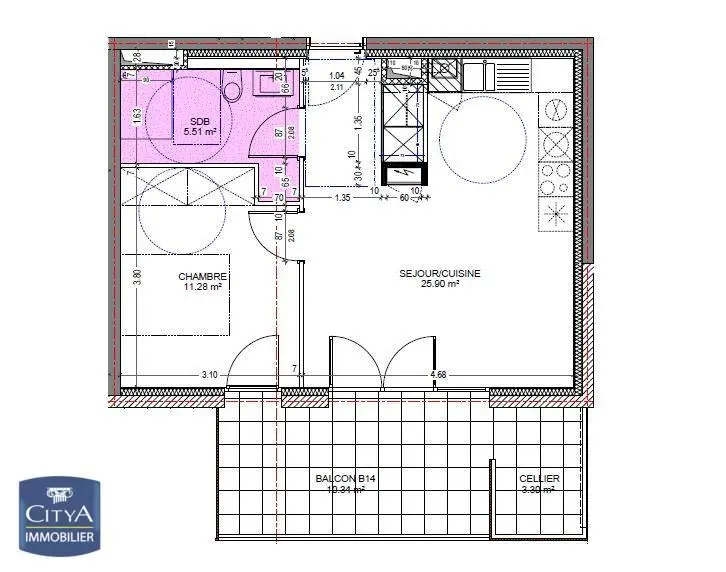 Photo 6 Appartement 2 pièces 43.15m²