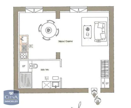 Photo 10 Appartement 1 pièce 30.82m²