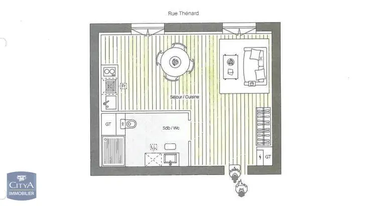Photo 7 Appartement 1 pièce 32.8m²