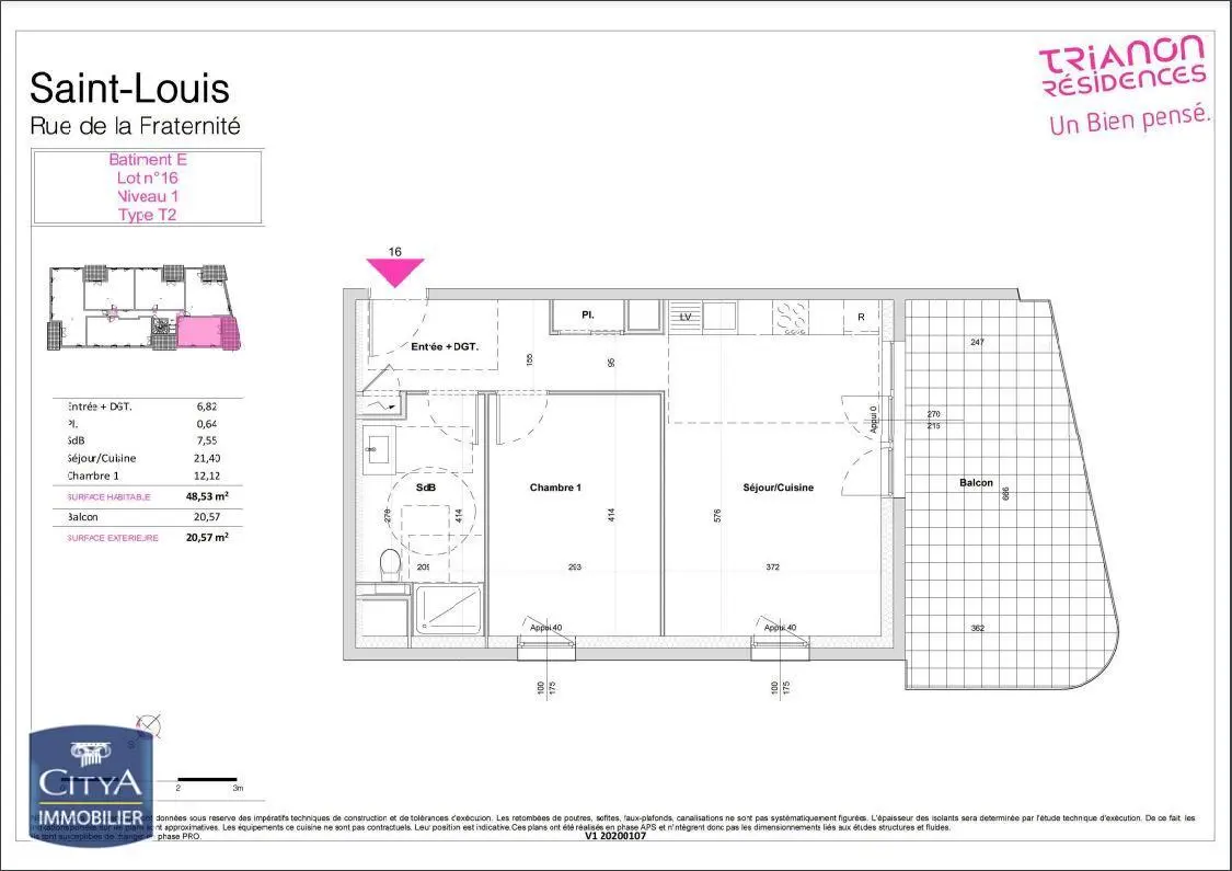 Photo 9 Appartement 2 pièces 48.53m²