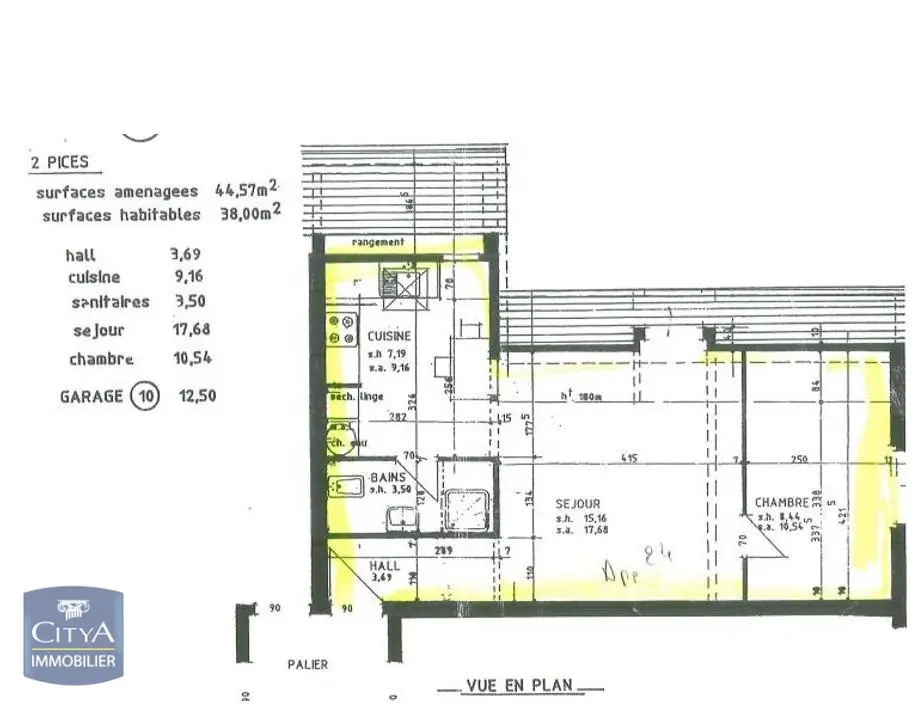 Photo 1 Appartement 2 pièces 44m²