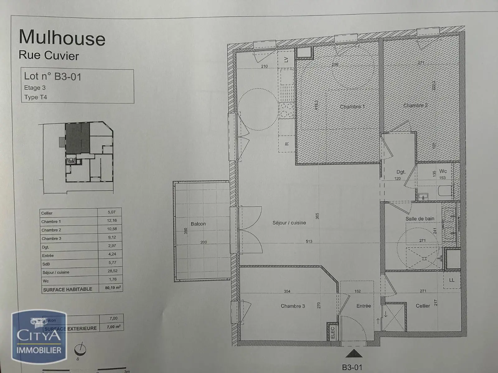 Photo 5 Appartement 4 pièces 80.19m²