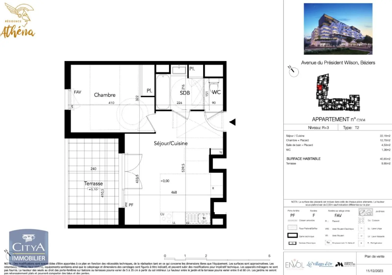 Photo 1 Appartement 2 pièces 40.85m²