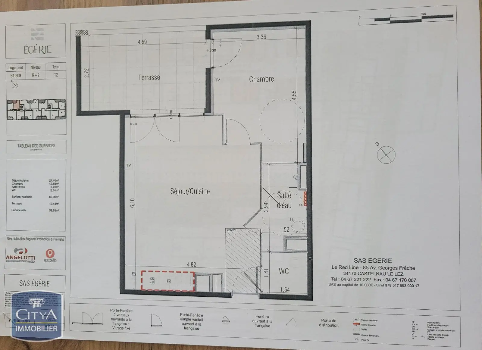 Photo 3 Appartement 2 pièces 46.2m²