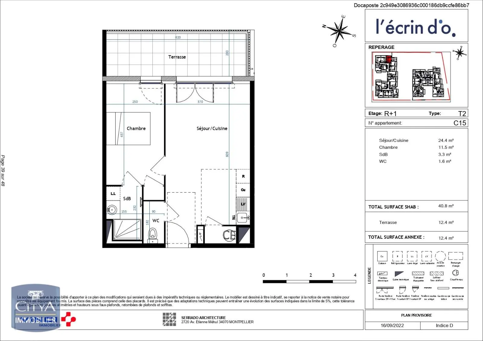 Photo 6 Appartement 2 pièces 40.8m²