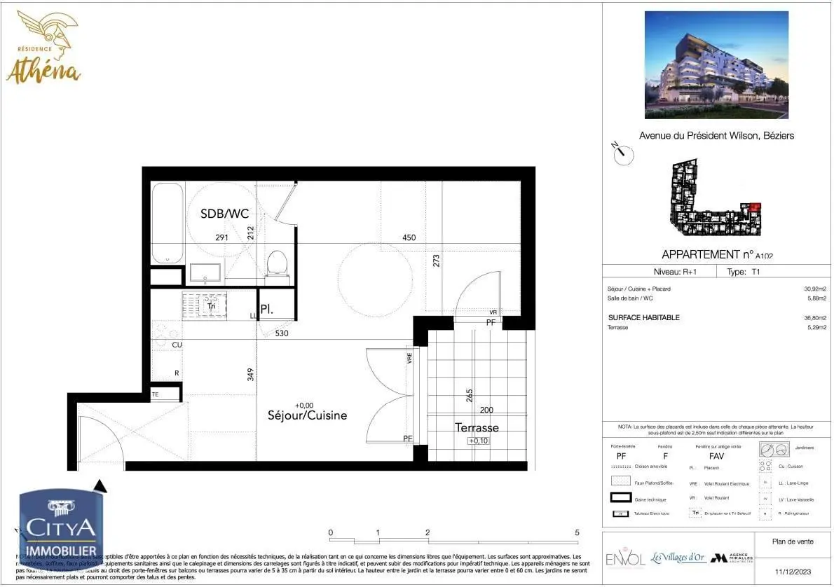 Photo 6 Appartement 1 pièce 36.8m²