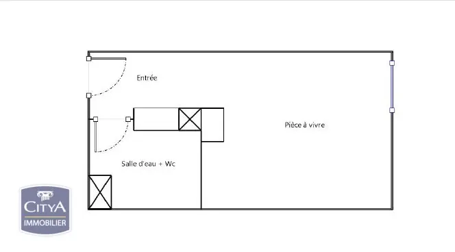 Photo 2 Appartement 1 pièce 25.93m²