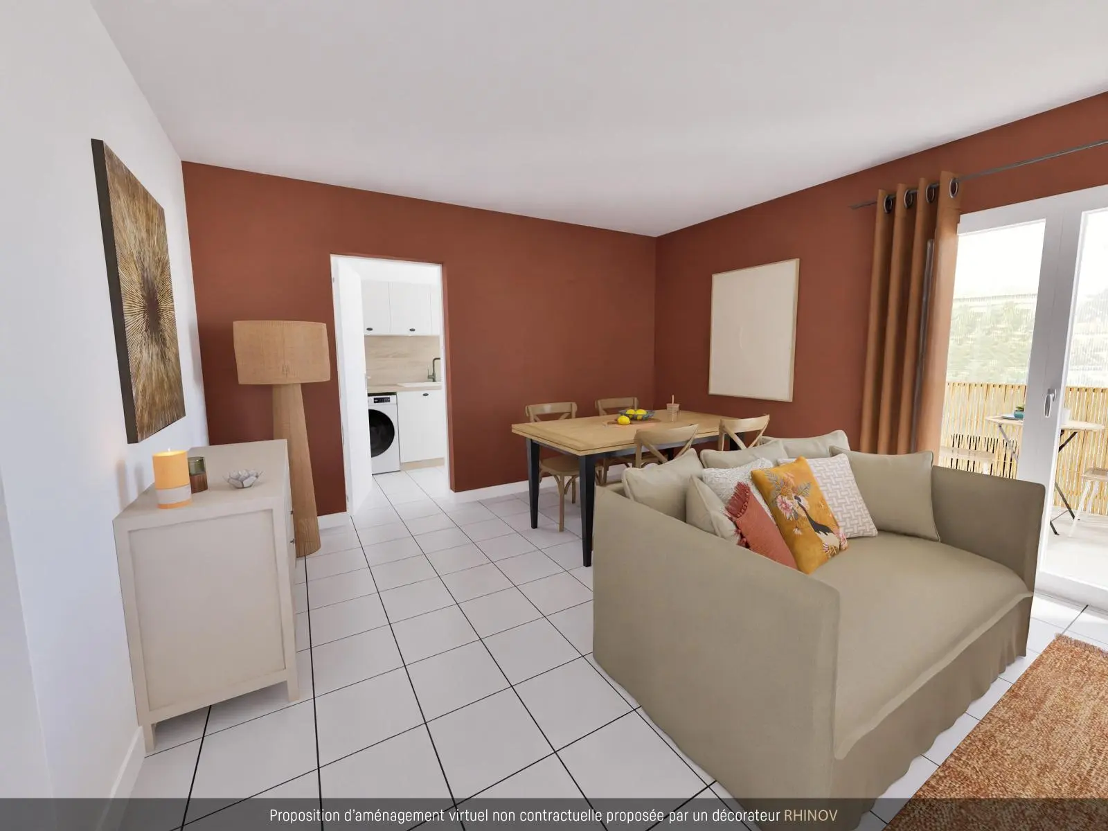Photo 3 Appartement 3 pièces 58.35m²
