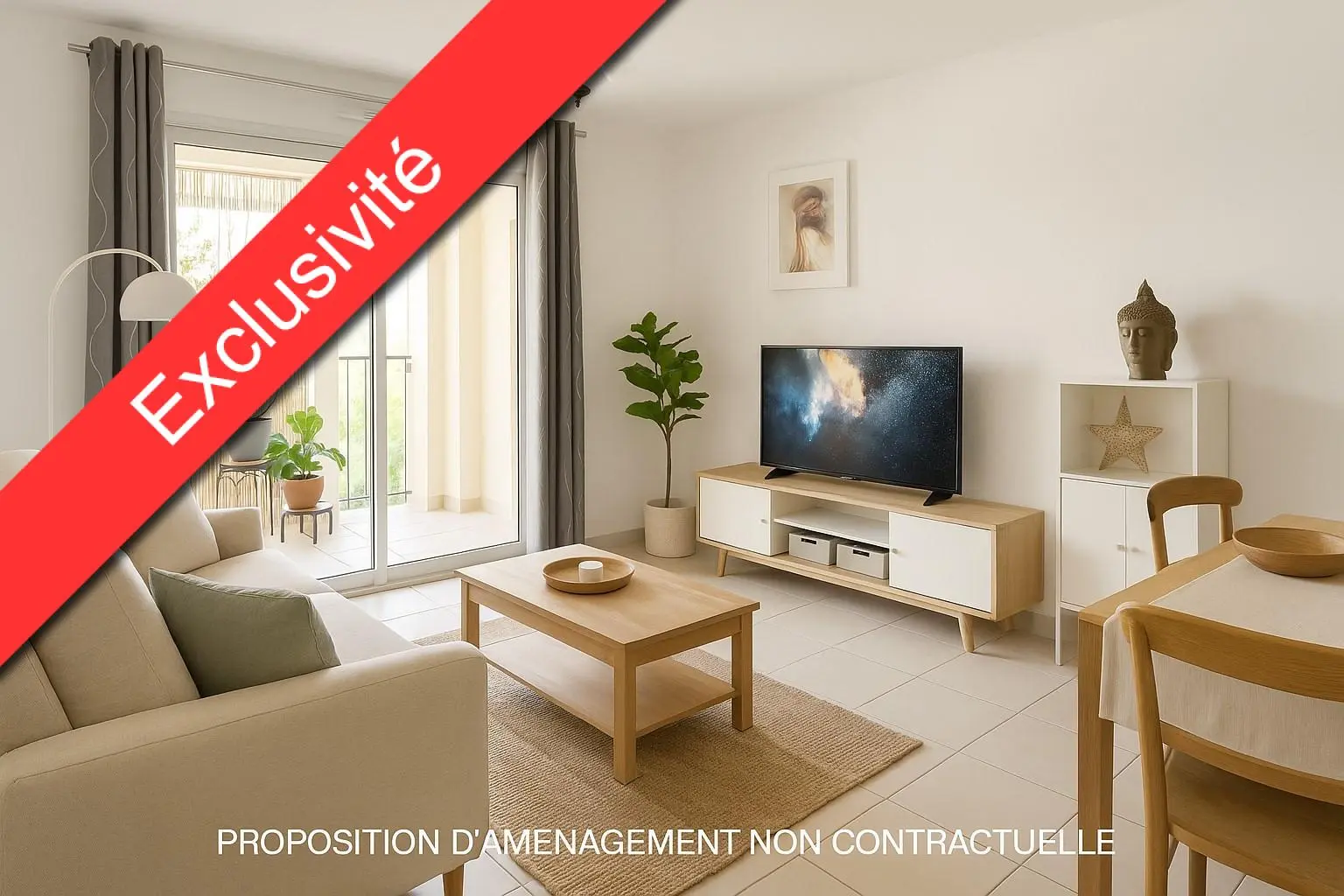 Photo 1 Appartement 3 pièces 57.7m²