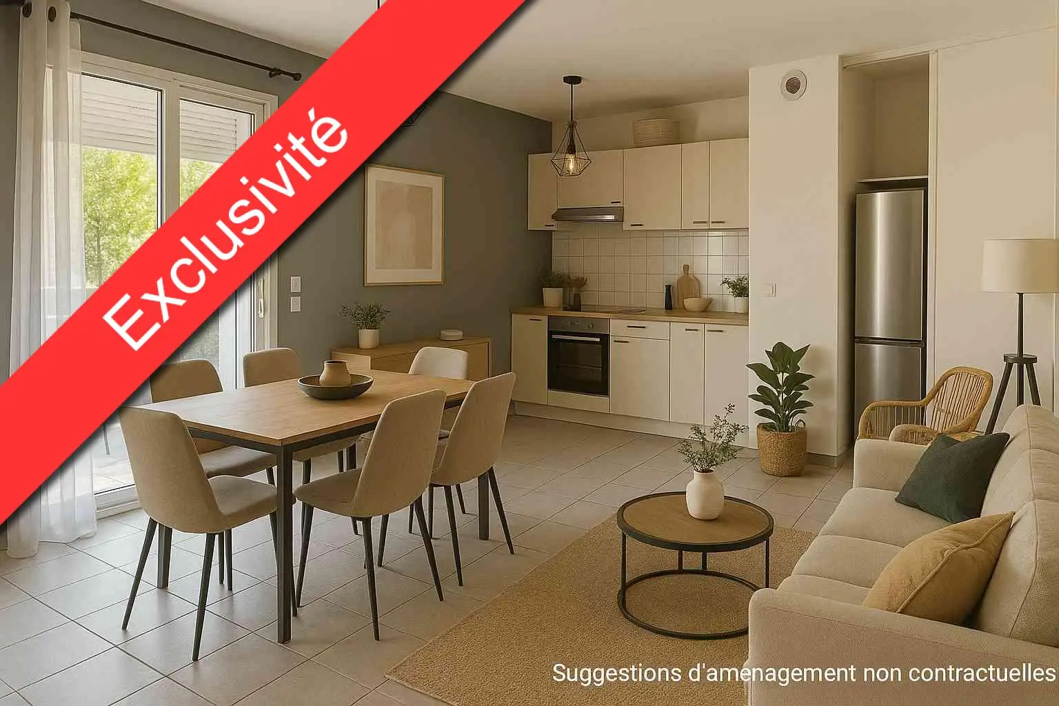 Photo 2 Appartement 2 pièces 42.45m²