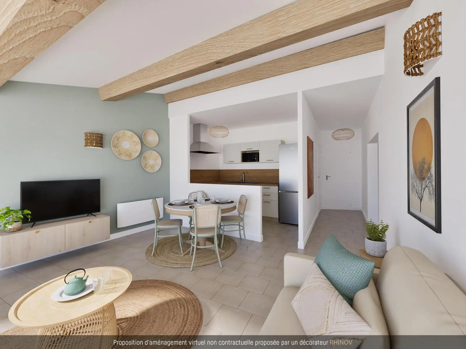 Photo 1 Appartement 3 pièces 59.74m²