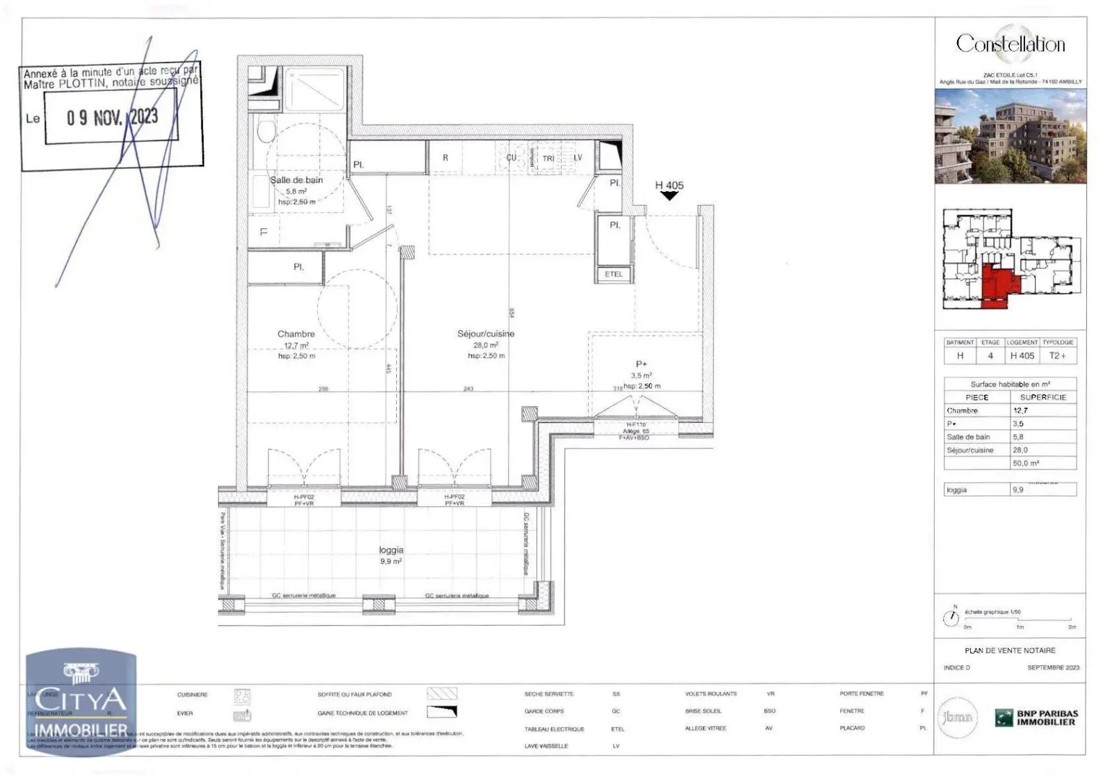 Photo 2 Appartement 2 pièces 50m²