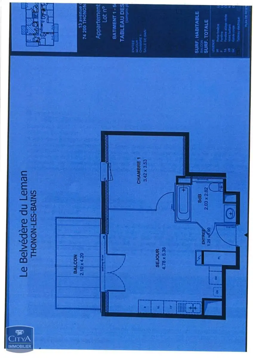 Photo 1 Appartement 2 pièces 40.84m²
