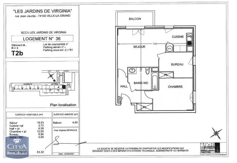 Photo 11 Appartement 3 pièces 53m²