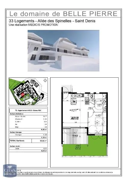 Photo 4 Appartement 2 pièces 44.85m²