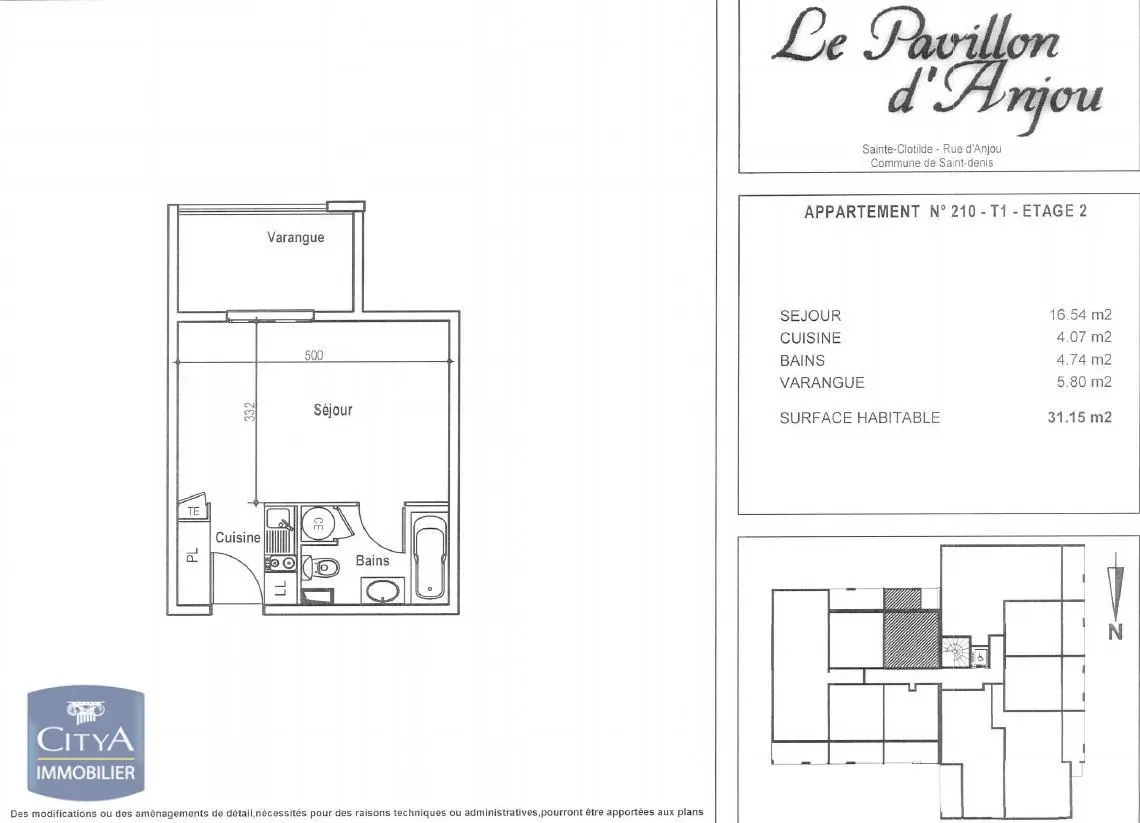 Photo 5 Appartement 1 pièce 22.99m²