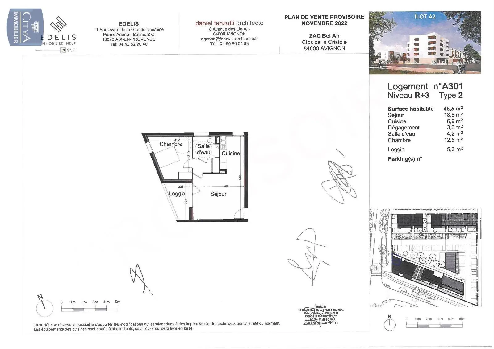 Photo 1 Appartement 2 pièces 45.5m²