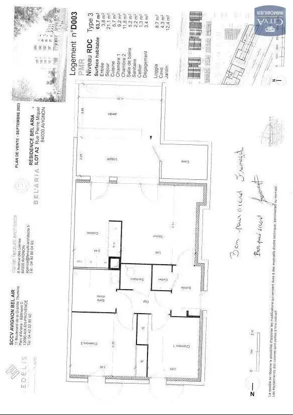 Photo 8 Appartement 3 pièces 63.7m²
