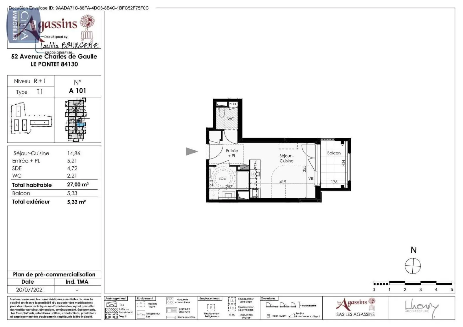 Photo 1 Appartement 1 pièce 27m²