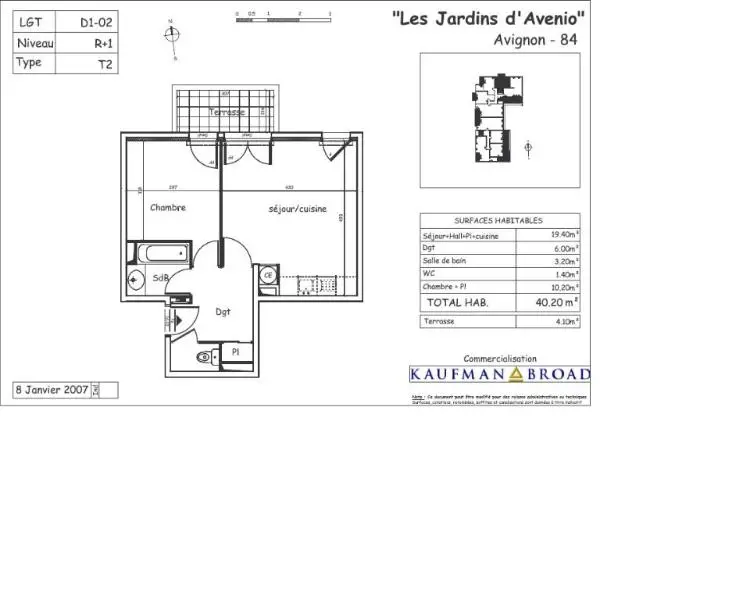Photo 8 Appartement 2 pièces 40.4m²