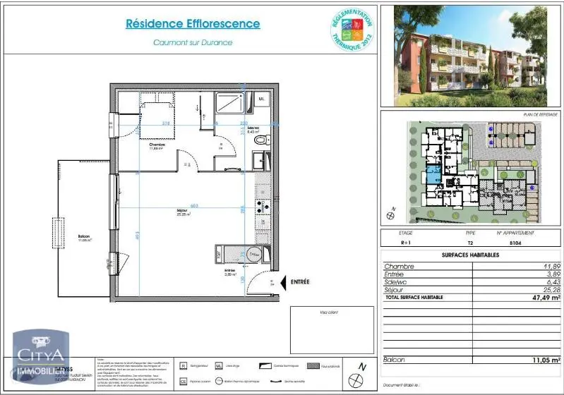 Photo 10 Appartement 2 pièces 47.49m²