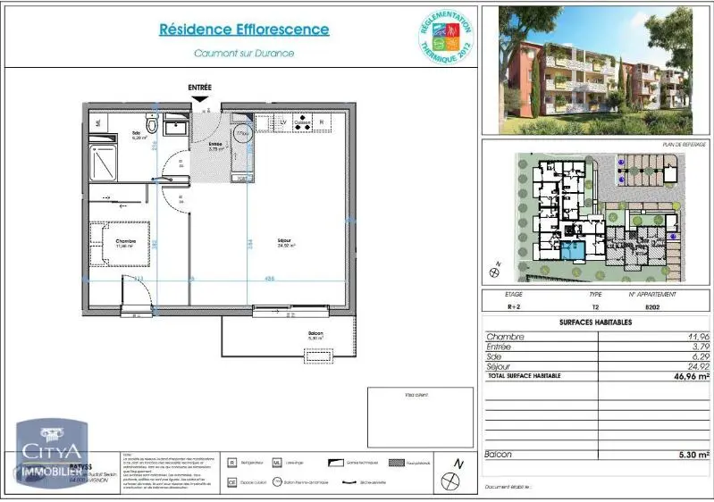 Photo 7 Appartement 2 pièces 46.96m²
